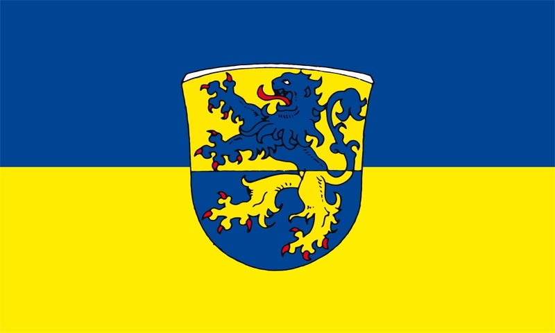 Laubach Hessen Flagge 90x150 cm Premiumqualität