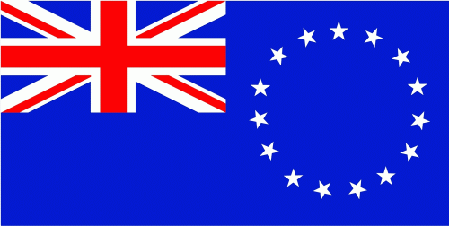 Cook Inseln Aufkleber 8 x 5 cm