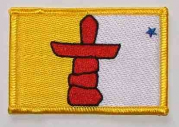 Nunavut (Territorium) Aufnäher / Patch 8 x 5 cm