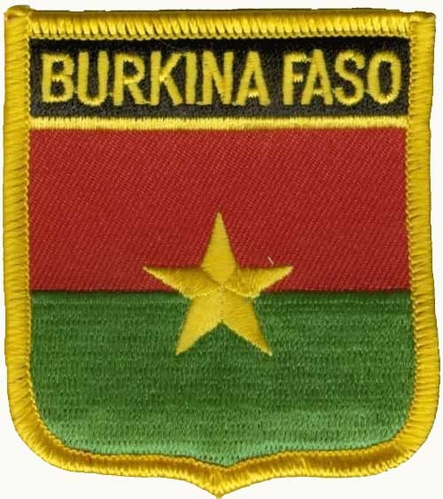 Burkina Faso Wappenaufnäher / Patch