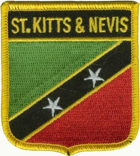 St. Kitts Nevis Wappenaufnäher / Patch