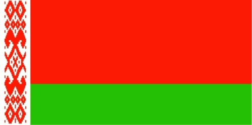 Weißrussland Aufkleber 8 x 5 cm