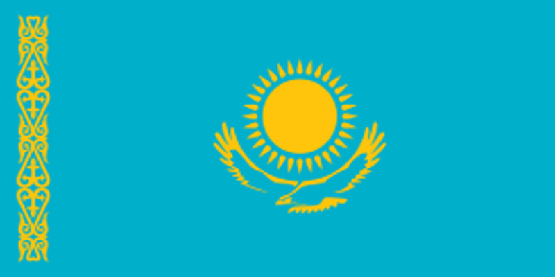 Kasachstan Flagge 90x150 cm