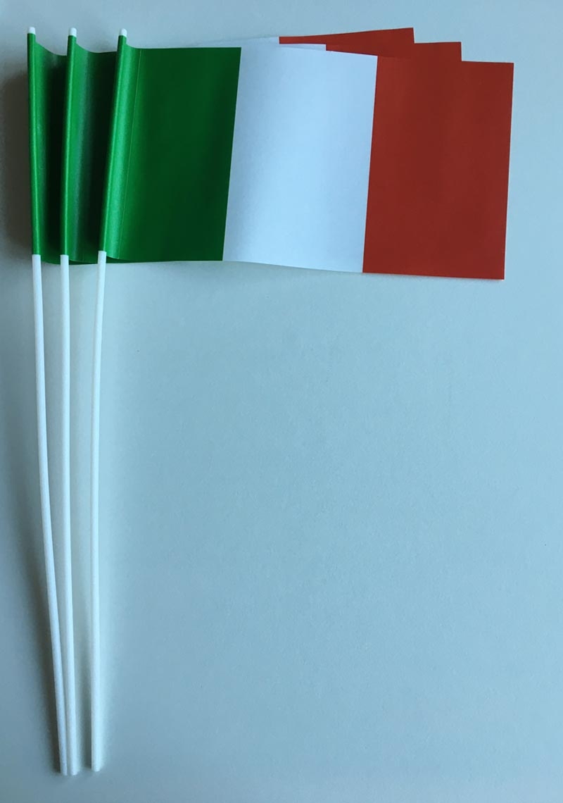 Italien Papierflagge VPE 50 Stück