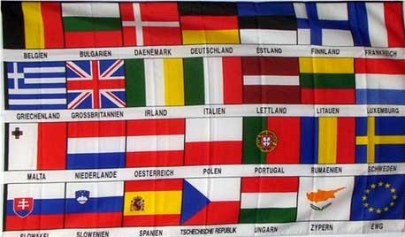 Europa 27 Länder Flagge 90x150 cm