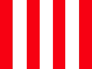 Rot-Weiß senkrecht Streifen Flagge 60x90 cm