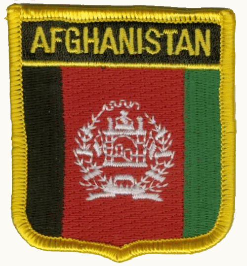 Afghanistan Wappenaufnäher / Patch