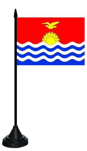 Kiribati Tischflagge 10x15 cm