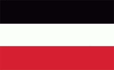 DR- Reichsflagge / Jemen Aufkleber 8 x 5 cm