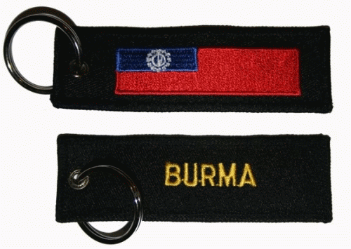 Myanmar Burma Schlüsselanhänger