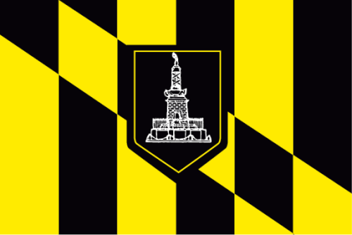 Baltimore Flagge 90x150 cm  Premiumqualität