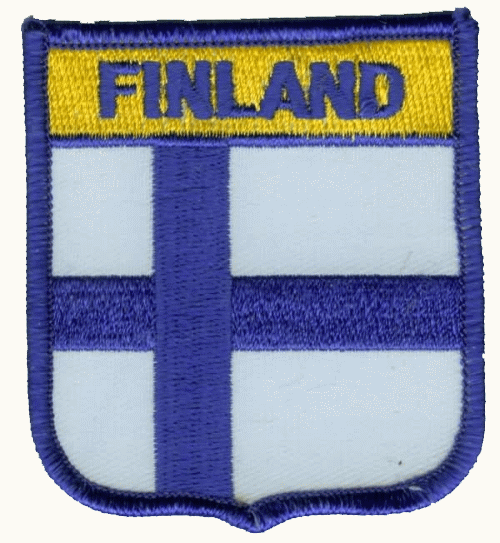 Finnland Wappenaufnäher / Patch