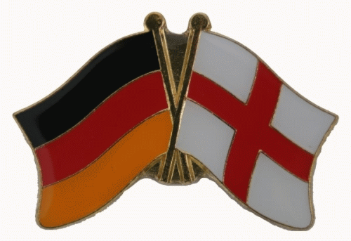 Deutschland / England Freundschaftspin