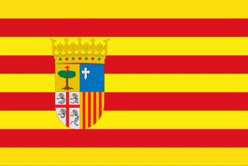 Aragonien Flagge 90x150 cm