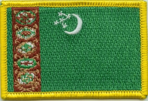 Turkmenistan Aufnäher / Patch