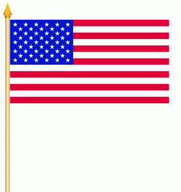 USA Stockflagge 30x45 cm
