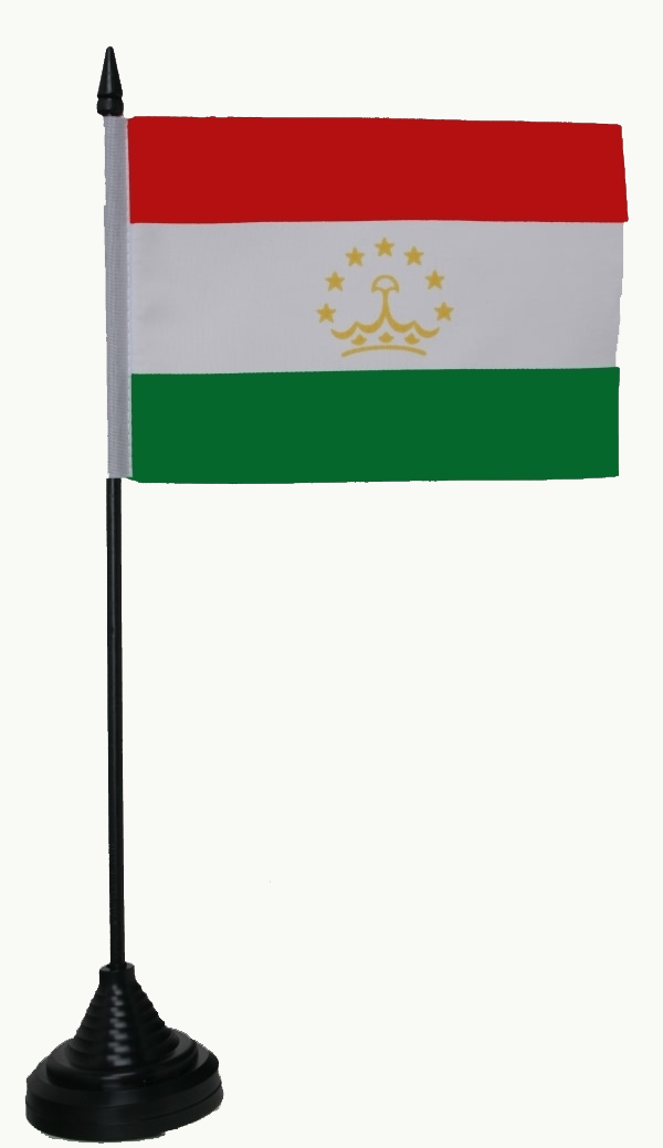 Tadschikistan  Tajikistan Tischflagge 10x15 cm