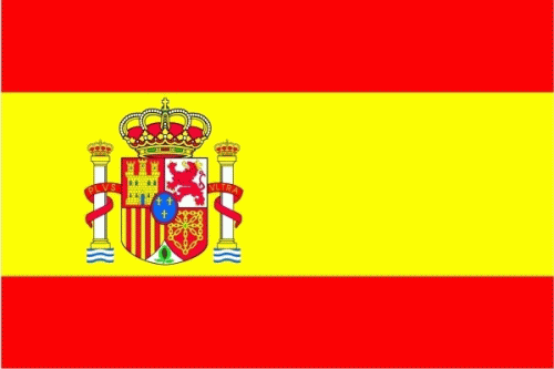 Spanien Bootsflagge 30x45 cm