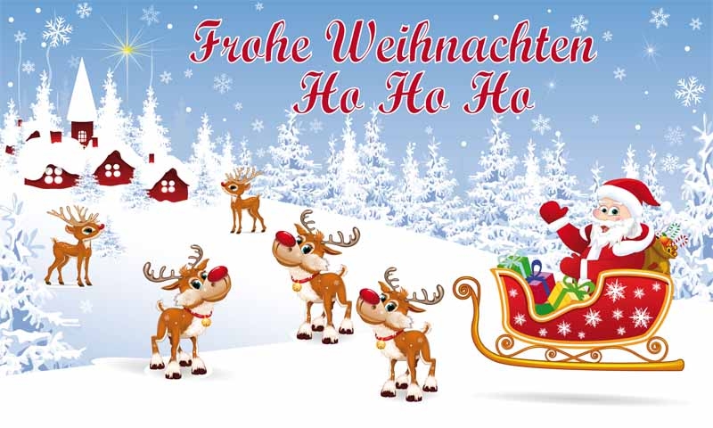 Weihnachten Rentier 2 90x150 cm (EHD)
