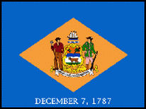 Delaware Flagge 90x150 cm