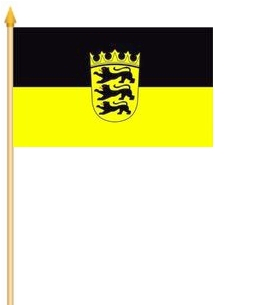 Baden-Württemberg Stockflagge 30x45 cm