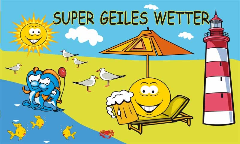 Super geiles Wetter 2 90x150 cm (EHD)