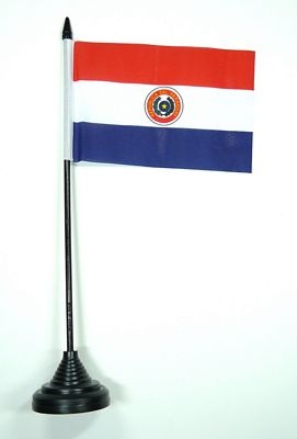 Paraguay Tischflagge 10x15 cm