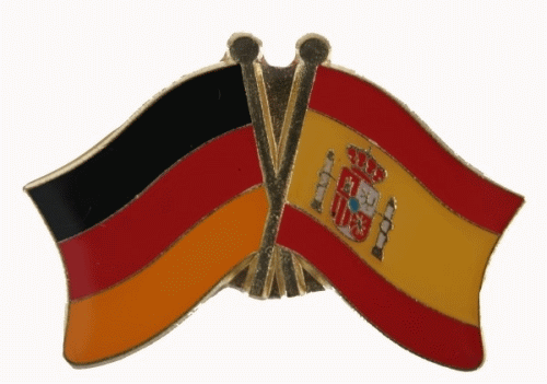 Deutschland / Spanien Freundschaftspin
