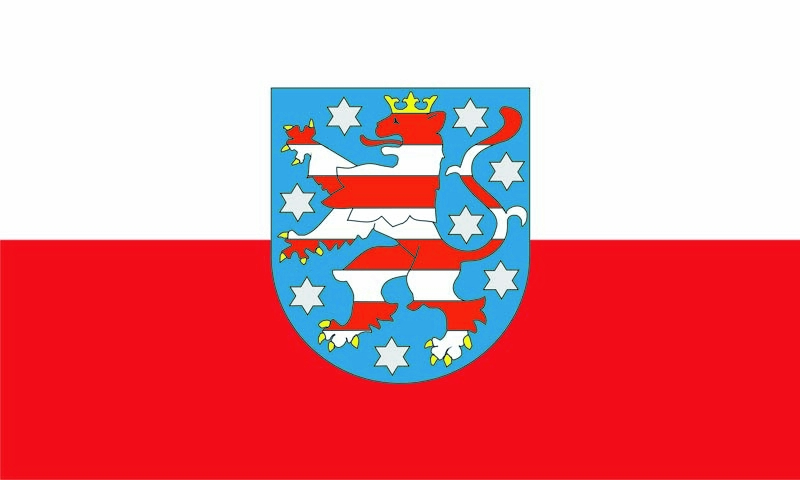 Thüringen Flagge 150x250 cm