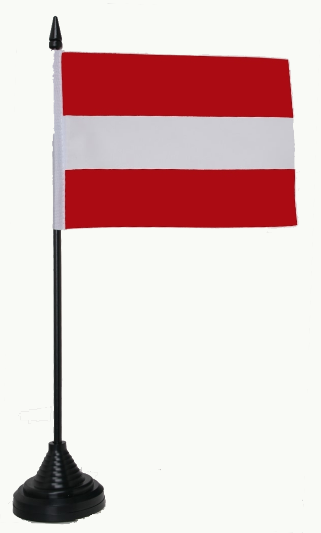 Österreich Tischflagge 10x15 cm