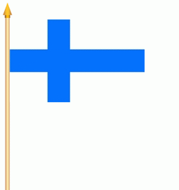 Finnland Stockflagge 30x45 cm