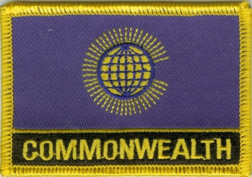 Commonwealth Aufnäher / Patch mit Schrift
