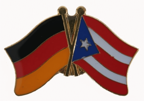 Deutschland / Puerto Rico Freundschaftspin