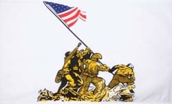 Iwo Jima USA Flagge 90x150 cm
