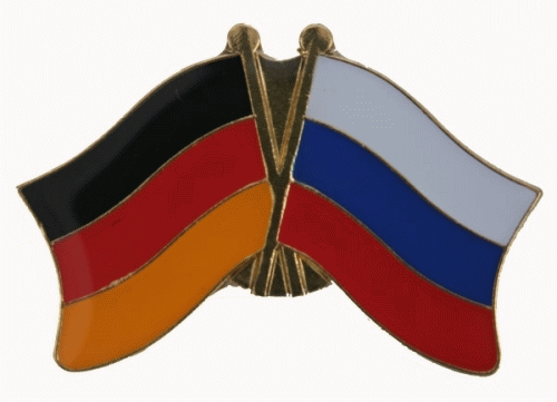 Deutschland / Russland Freundschaftspin