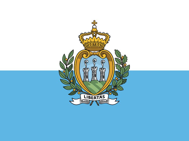 San Marino Flagge 60x90 cm