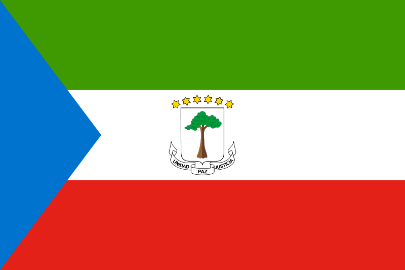 Äquatorialguinea Flagge 90x150 cm