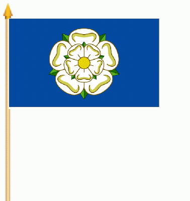Yorkshire Stockflagge 30x45 cm