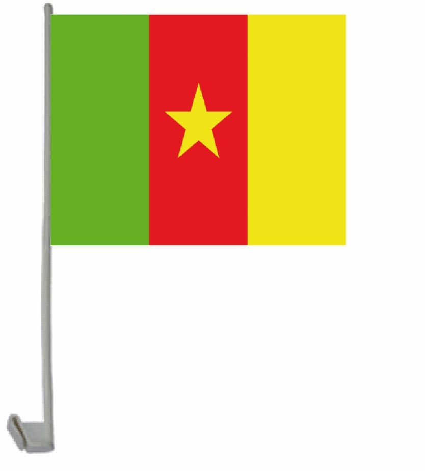 Kamerun Autoflagge 30x40 cm