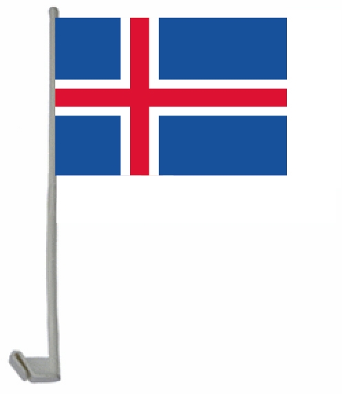 Island Autoflagge 30x45 cm