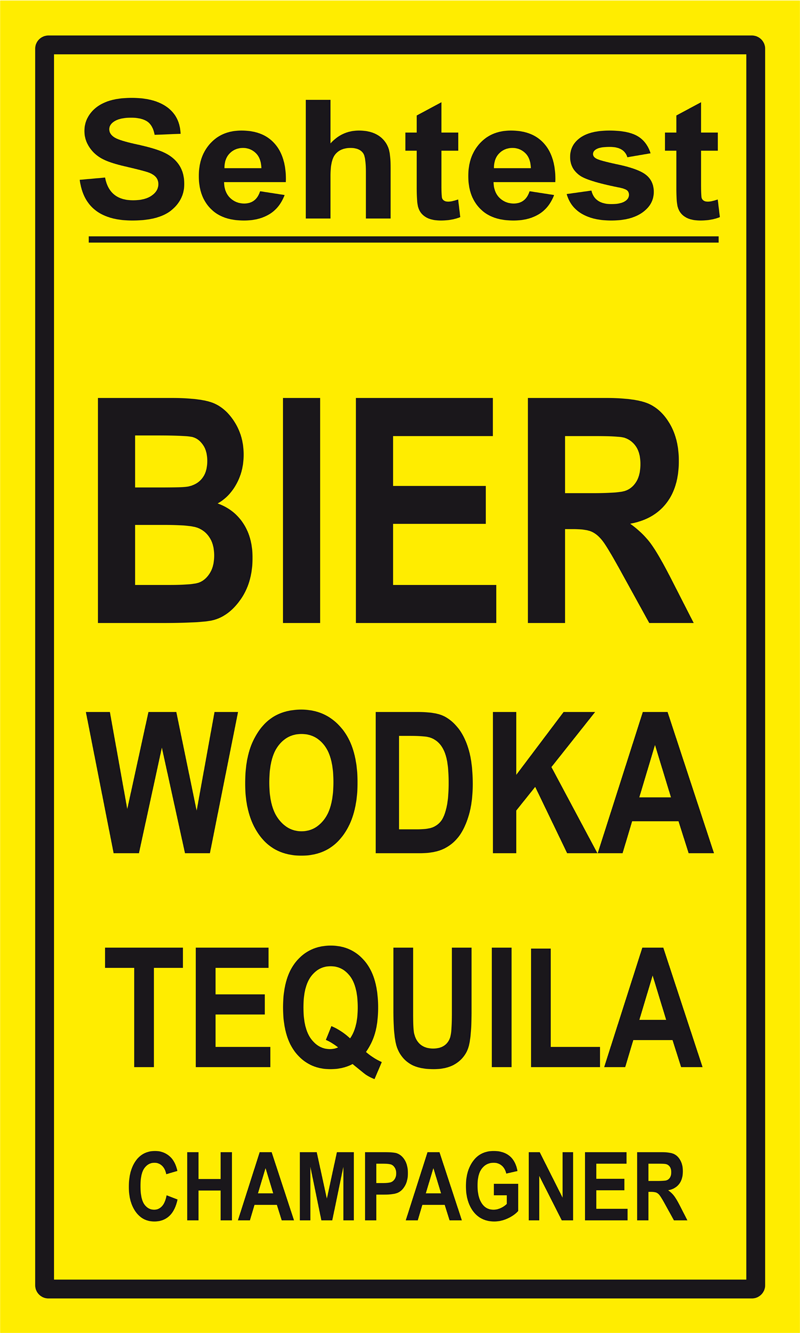 Bier Sehtest Flagge 90x150 cm