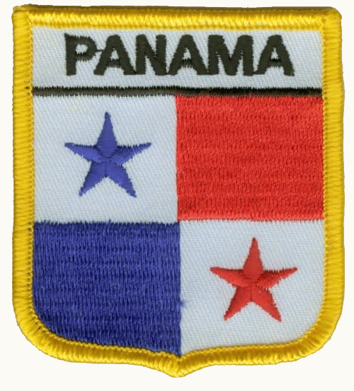 Panama Wappenaufnäher / Patch