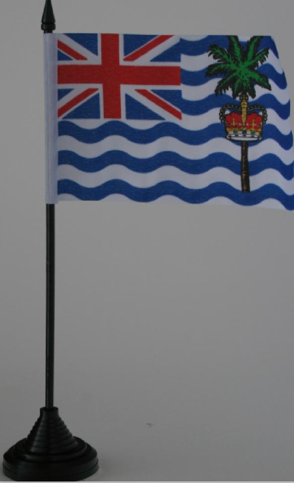 Indien Ocean Territorium Tischflagge 10x15 cm