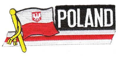 Polen mit Wappen Sidekickaufnäher