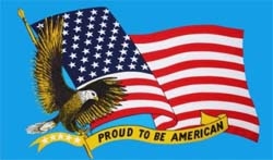 Proud to be American Flagge 90x150 cm