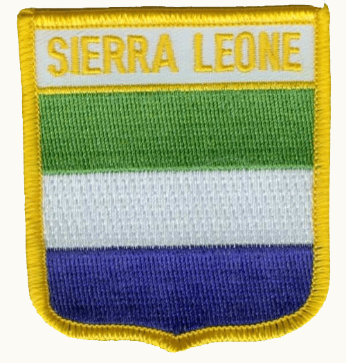 Sierra Leone Wappenaufnäher / Patch