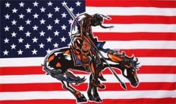 USA Indianer End of Trail Flagge 90x150 cm