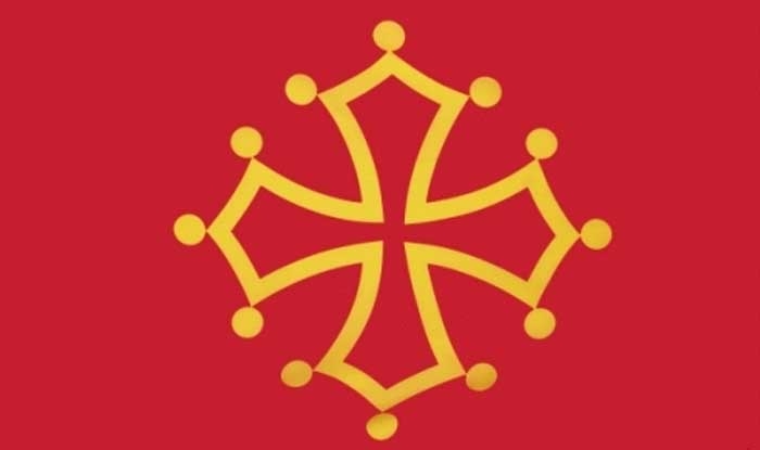 Mittelpyrenäen / Midi-Pyrenees Region Flagge 90x150 cm