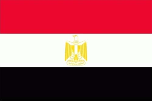 Ägypten Bootsflagge 30x45 cm