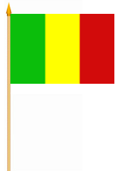 Mali Stockflagge 30x45 cm